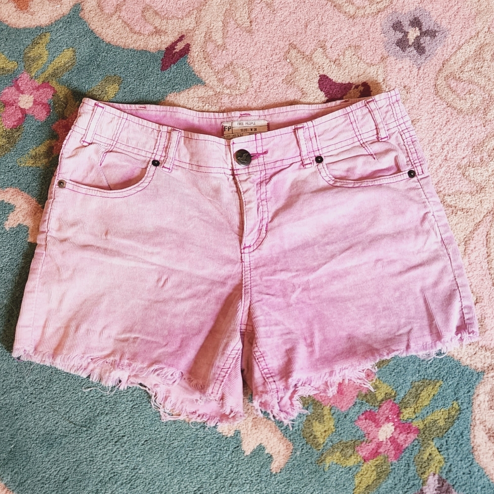 Corduroy Free People Shorts